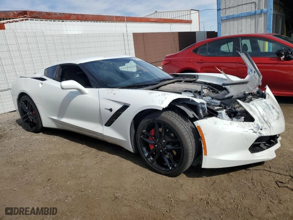 2019 Chevrolet Corvette 1LT with VIN 1G1YB2D73K5116131, listed as a Copart auction lot 47412545 with NaN miles and Salvage Title. Bid and sale history available at carsss.com. Image 4.