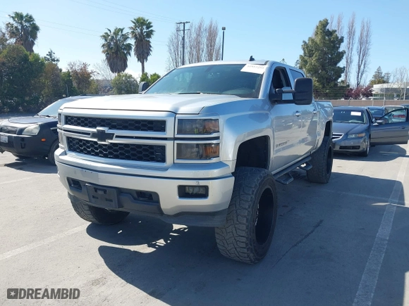 2014 Chevrolet Silverado 1500 LT with VIN 3GCUKREC4EG564594, listed as a IAAI auction lot 41957255 with 78,606 mi miles. Bid and sale history available at carsss.com. Image 6.