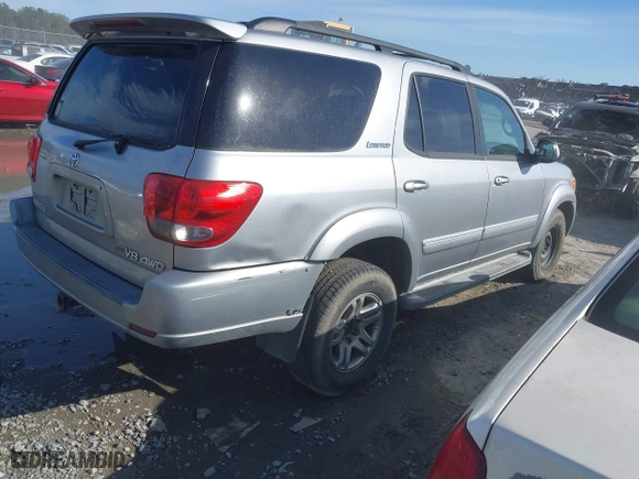 2006 Toyota Sequoia Limited with VIN 5TDBT48A36S277123, listed as a IAAI auction lot 41733917 with 344,207 mi miles. Bid and sale history available at carsss.com. Image 4.