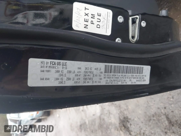 2017 Jeep Patriot Sport SE with VIN 1C4NJPBA7HD122716, listed as a IAAI auction lot 41476403 with 91,816 mi miles and . Bid and sale history available at DreamBid. Image 9.