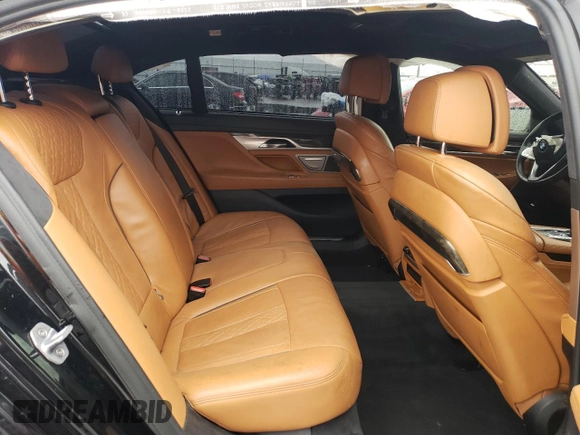 2018 BMW 7 Series 750i with VIN WBA7F0C54JGM22895, listed as a Copart auction lot 44083875 with 0 mi miles and Clean Title. Bid and sale history available at carsss.com. Image 10.
