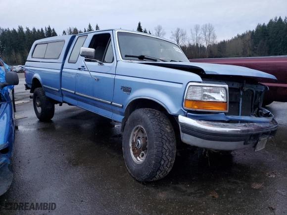 1997 Ford F-250 HD with VIN 1FTHX26F1VEB36024, listed as a Copart auction lot 86134444 with NaN miles and Salvage Title. Bid and sale history available at carsss.com. Image 4.