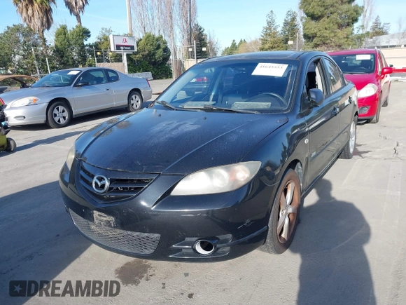 2005 Mazda 3 s with VIN JM1BK323751254849, listed as a IAAI auction lot 41645553 with 241,527 mi miles. Bid and sale history available at carsss.com. Image 6.