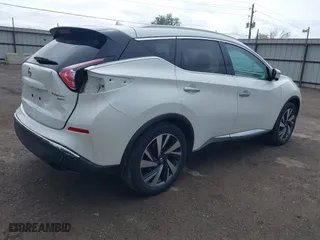2016 Nissan Murano SL with VIN 5N1AZ2MH3GN139327, listed as a IAAI auction lot 41908885 with 99,508 mi miles. Bid and sale history available at carsss.com. Image 4.