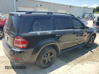 2007 Mercedes-Benz GL-Class with VIN 4JGBF71E87A130425, listed as a Copart auction lot 57101034 with 94,400 mi miles and Salvage Title. Bid and sale history available at carsss.com. Image 3.