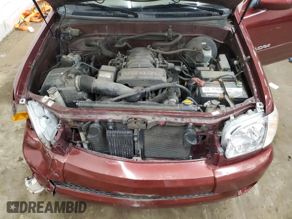 2005 Toyota Tundra Limited с VIN 5TBDT48105S494807, выставлен на аукционе Copart как лот 57648345 с пробегом 233 763 миль миль и Списание • Salvage title. История ставок и продаж доступна на DreamBid. Изображение 11.