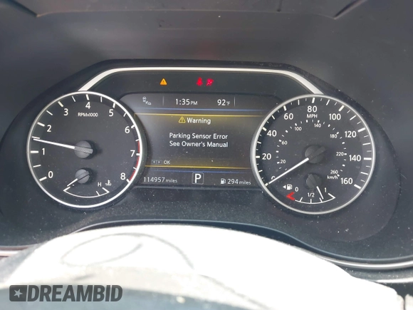 2016 Nissan Maxima SR with VIN 1N4AA6AP7GC389606, listed as a IAAI auction lot 42451614 with 114,957 mi miles and . Bid and sale history available at DreamBid. Image 7.
