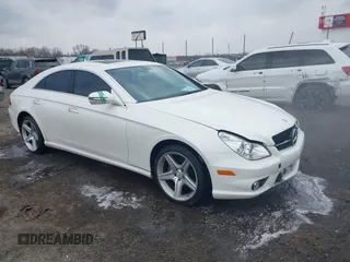 2009 Mercedes-Benz CLS-Class 5.5L with VIN WDDDJ72X79A140979, listed as a IAAI auction lot 41802317 with 195,968 mi miles. Bid and sale history available at carsss.com. Image 1.