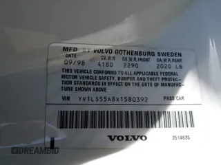 1999 Volvo S70 z VIN YV1LS55A8X1580392, wystawiony jako IAAI lot #41623528 z przebiegiem 77 806 mil mil oraz . Historia ofert i sprzedaży dostępna na DreamBid. Obrazek 9.