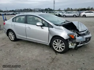 2012 Honda Civic Sdn EX with VIN 2HGFB2F8XCH541507, listed as a Copart auction lot 51552175 with 164,201 mi miles and Salvage Title. Bid and sale history available at carsss.com. Image 11.