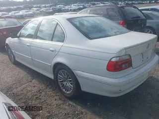 2003 BMW 5 Series 530iA with VIN WBADT63413CK30950, listed as a IAAI auction lot 42135405 with 1 mi miles. Bid and sale history available at carsss.com. Image 3.