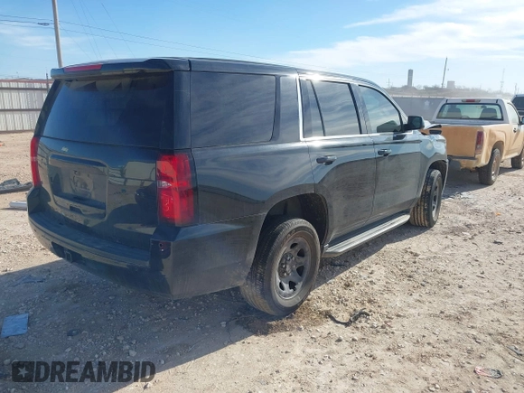 2019 Chevrolet Tahoe Commercial z VIN 1GNLCDEC4KR295348, wystawiony jako IAAI lot #41225134 z przebiegiem Nie podano mil oraz . Historia ofert i sprzedaży dostępna na DreamBid. Obrazek 4.