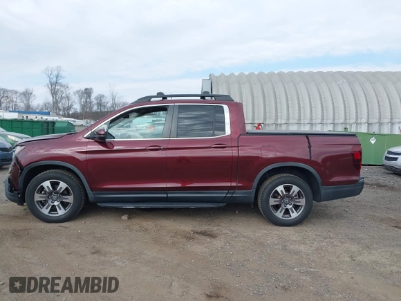 2018 Honda Ridgeline RTL-T with VIN 5FPYK3F69JB010983, listed as a IAAI auction lot 41781716 with 45,494 mi miles and . Bid and sale history available at DreamBid. Image 14.