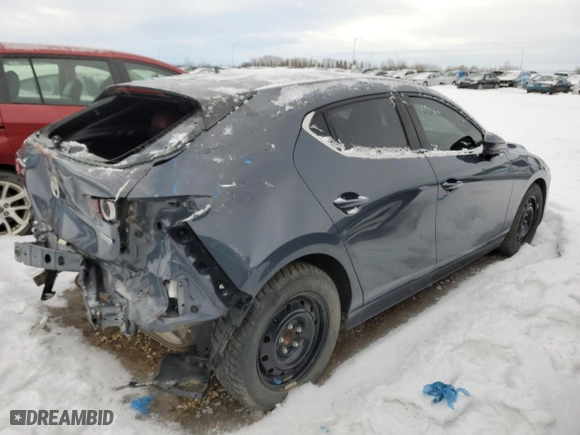 2021 Mazda Mazda3 Hatchback Premium with VIN JM1BPAML0M1315153, listed as a Copart auction lot 41706855 with 44,330 mi miles and Salvage Title. Bid and sale history available at carsss.com. Image 3.