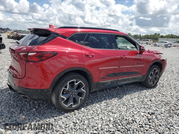 2020 Chevrolet Blazer RS z VIN 3GNKBERS3LS665144, wystawiony jako Copart lot #60528505 z przebiegiem 15 218 mil mil oraz Szkoda całkowita • Salvage title. Historia ofert i sprzedaży dostępna na DreamBid. Obrazek 3.
