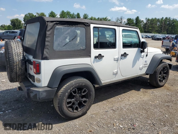 2017 Jeep Wrangler Unlimited Sport with VIN 1C4BJWDG5HL617193, listed as a Copart auction lot 63617355 with 68,304 mi miles and Salvage title. Bid and sale history available at DreamBid. Image 3.