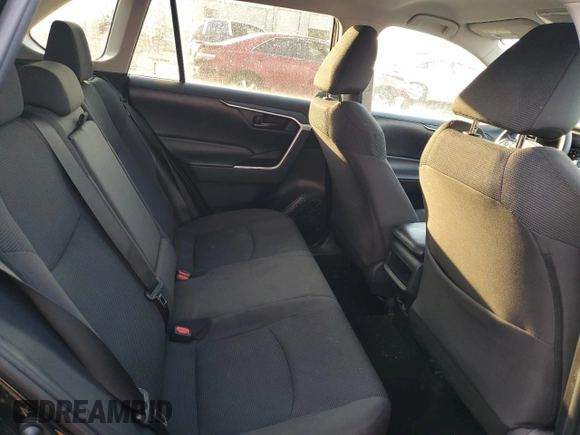 2019 Toyota RAV4 LE with VIN 2T3H1RFV2KW018702, listed as a Copart auction lot 46833775 with 107,186 mi miles and Salvage Title. Bid and sale history available at carsss.com. Image 11.