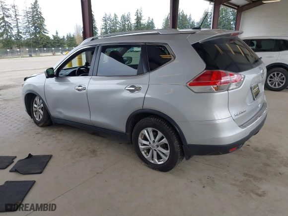 2016 Nissan Rogue S with VIN KNMAT2MVXGP709095, listed as a IAAI auction lot 42014434 with 70,800 mi miles. Bid and sale history available at carsss.com. Image 3.