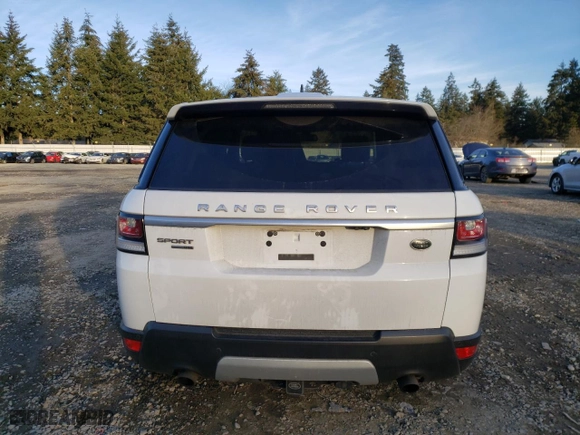 2016 Land Rover Range Rover Sport V6 HSE with VIN SALWR2VF3GA639205, listed as a Copart auction lot 44433805 with 71,226 mi miles and Salvage Title. Bid and sale history available at carsss.com. Image 6.