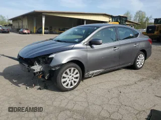 2019 Nissan Sentra S z VIN 3N1AB7AP4KY364145, wystawiony jako Copart lot #55067725 z przebiegiem 82 055 mil mil oraz Szkoda całkowita • Salvage title. Historia ofert i sprzedaży dostępna na DreamBid. Obrazek 1.