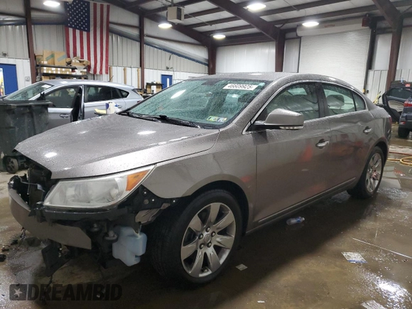 2012 Buick LaCrosse Premium 2 with VIN 1G4GF5E3XCF205903, listed as a Copart auction lot 46609925 with 105,444 mi miles and Salvage Title. Bid and sale history available at carsss.com. Image 1.
