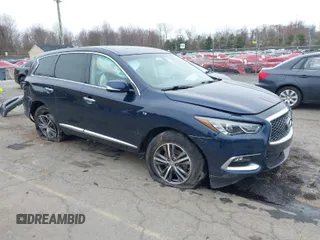 2016 Infiniti QX60 with VIN 5N1AL0MN1GC501646, listed as a IAAI auction lot 39107455 with 116,426 mi miles. Bid and sale history available at carsss.com. Image 1.