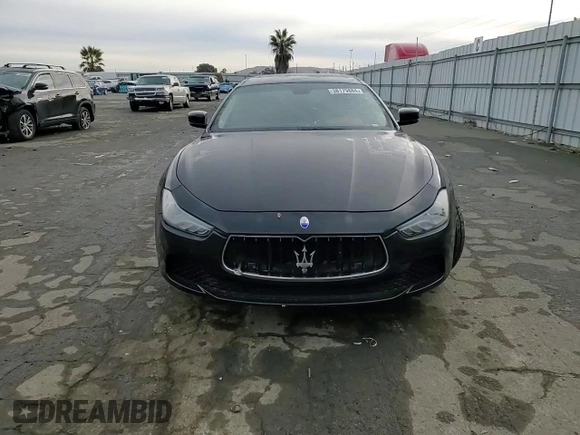 2015 Maserati Ghibli S Q4 with VIN ZAM57RTA8F1150575, listed as a Copart auction lot 38179884 with 59,174 mi miles. Bid and sale history available at carsss.com. Image 10.