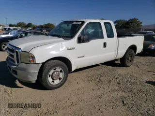 2005 Ford Super Duty F-250 XL with VIN 1FTSX20PX5EB73080, listed as a Copart auction lot 84086604 with 192,346 mi miles and Salvage Title. Bid and sale history available at carsss.com. Image 1.