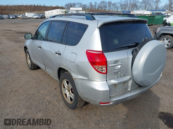 2007 Toyota RAV4 with VIN JTMBD33V675063719, listed as a IAAI auction lot 41911407 with 170,217 mi miles. Bid and sale history available at carsss.com. Image 3.