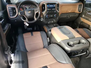 2020 Chevrolet Silverado 3500HD High Country with VIN 1GC4YVEY0LF292045, listed as a Copart auction lot 43163175 with 79,232 mi miles and Salvage Title. Bid and sale history available at DreamBid. Image 8.