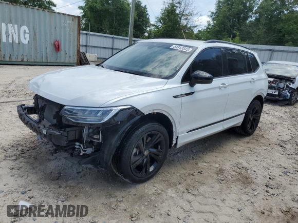 2023 Volkswagen Tiguan SE R-Line Black with VIN 3VVCB7AX8PM044526, listed as a Copart auction lot 54313535 with 16,112 mi miles and Salvage title. Bid and sale history available at DreamBid. Image 1.