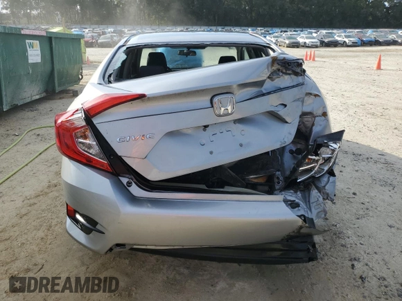 2019 Honda Civic LX with VIN 2HGFC2F64KH598215, listed as a Copart auction lot 41570505 with 33,768 mi miles and Non Repairable. Bid and sale history available at DreamBid. Image 6.