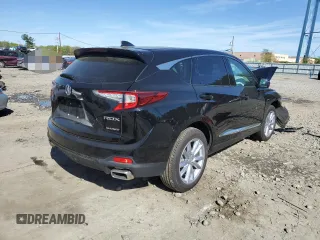 2023 Acura RDX with VIN 5J8TC2H34PL025010, listed as a Copart auction lot 52358434 with 0 mi miles and Salvage Title. Bid and sale history available at carsss.com. Image 3.