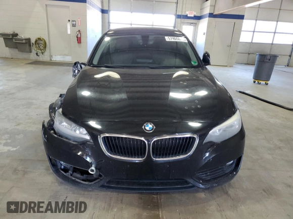 2014 BMW 2 Series 228i with VIN WBA1F5C52EVV99367, listed as a Copart auction lot 57465805 with 113,208 mi miles and Salvage title. Bid and sale history available at DreamBid. Image 5.