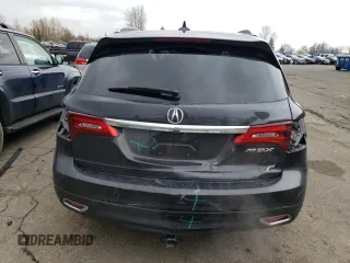 2016 Acura MDX w/Advance with VIN 5FRYD4H97GB041267, listed as a Copart auction lot 48499345 with 74,992 mi miles and Salvage Title. Bid and sale history available at carsss.com. Image 6.