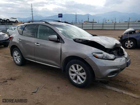 2012 Nissan Murano SV with VIN JN8AZ1MWXCW223585, listed as a Copart auction lot 63911744 with 92,879 mi miles and Salvage Title. Bid and sale history available at carsss.com. Image 4.