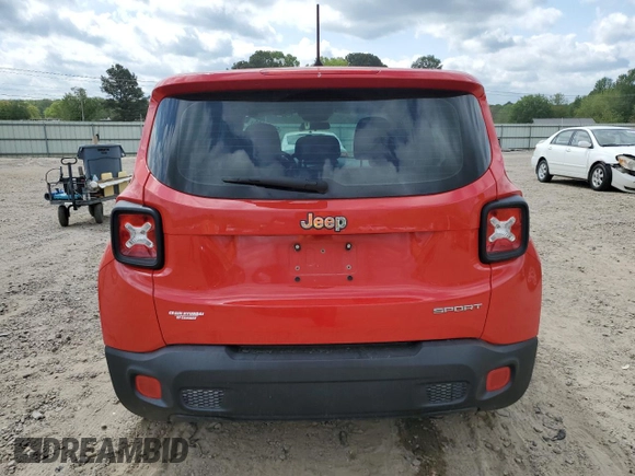 2017 Jeep Renegade Sport z VIN ZACCJAAB9HPF35320, wystawiony jako Copart lot #52431005 z przebiegiem 137 307 mil mil oraz Szkoda całkowita • Salvage title. Historia ofert i sprzedaży dostępna na DreamBid. Obrazek 6.