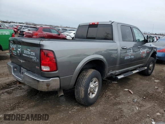 2012 Ram 2500 Laramie z VIN 3C6UD5FL9CG182258, wystawiony jako Copart lot #51650225 z przebiegiem 235 226 mil mil oraz Szkoda całkowita • Salvage title. Historia ofert i sprzedaży dostępna na DreamBid. Obrazek 3.