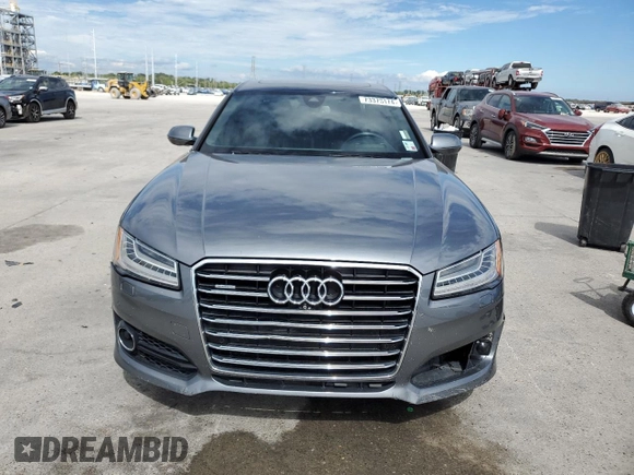 2018 Audi A8 z VIN WAU44AFD0JN000586, wystawiony jako Copart lot #73373174 z przebiegiem 45 183 mil mil oraz Szkoda całkowita • Salvage title. Historia ofert i sprzedaży dostępna na DreamBid. Obrazek 5.