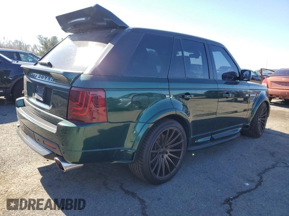 2012 Land Rover Range Rover Sport SC Autobiography with VIN SALSP2E45CA727525, listed as a Copart auction lot 45533335 with 0 mi miles and Salvage Title. Bid and sale history available at carsss.com. Image 3.