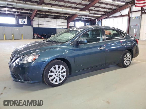 2017 Nissan Sentra S with VIN 3N1AB7AP5HY323175, listed as a Copart auction lot 53069915 with 92,239 mi miles and Salvage Title. Bid and sale history available at DreamBid. Image 1.