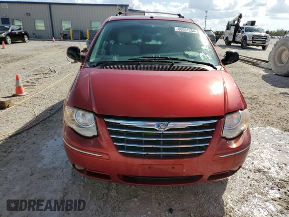 2006 Chrysler Town & Country LWB Limited with VIN 2A8GP64L06R666932, listed as a Copart auction lot 80091264 with 0 mi miles and Non Repairable. Bid and sale history available at carsss.com. Image 5.