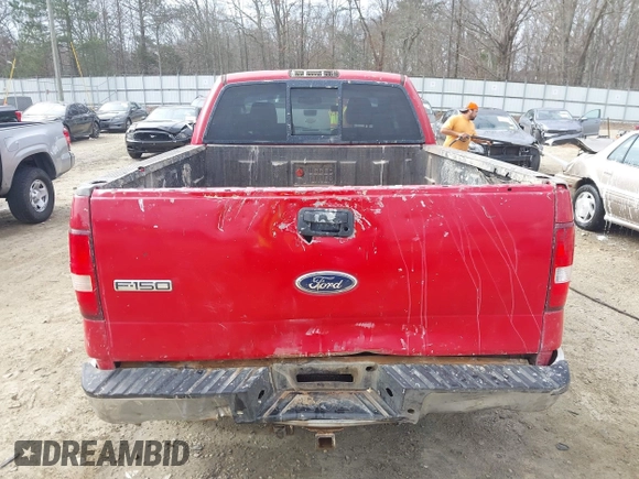 2005 Ford F-150 XLT with VIN 1FTPX12595FA94912, listed as a IAAI auction lot 41545152 with 374,589 mi miles. Bid and sale history available at carsss.com. Image 16.