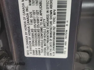 2016 Honda CR-V EX z VIN 2HKRM4H5XGH661762, wystawiony jako Copart lot #58388045 z przebiegiem 34 967 mil mil oraz Szkoda całkowita • Salvage title. Historia ofert i sprzedaży dostępna na DreamBid. Obrazek 13.