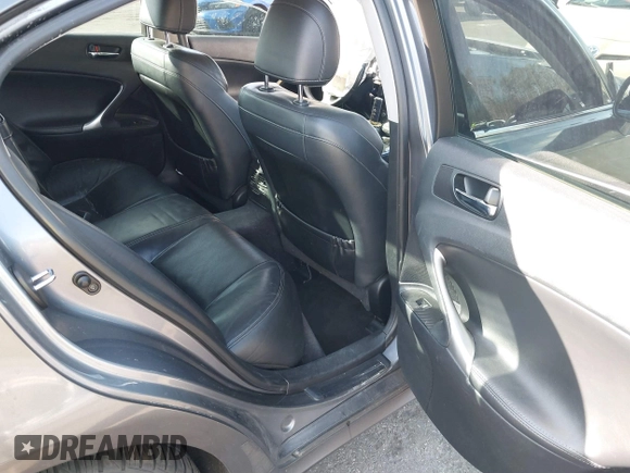 2012 Lexus IS 250 with VIN JTHCF5C22C5060177, listed as a IAAI auction lot 41571316 with 167,888 mi miles and . Bid and sale history available at DreamBid. Image 8.