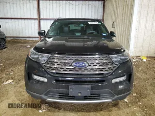 2022 Ford Explorer King Ranch with VIN 1FM5K7LCXNGA76706, listed as a Copart auction lot 83227544 with 28,879 mi miles and Salvage Title. Bid and sale history available at carsss.com. Image 5.