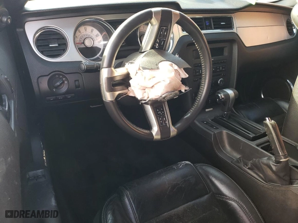 2010 Ford Mustang V6 with VIN 1ZVBP8AN2A5177132, listed as a Copart auction lot 42775145 with 156,373 mi miles and Salvage Title. Bid and sale history available at carsss.com. Image 8.