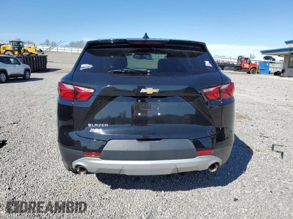 2020 Chevrolet Blazer LT with VIN 3GNKBCRS4LS606396, listed as a Copart auction lot 50106225 with 45,299 mi miles and Salvage title. Bid and sale history available at DreamBid. Image 6.