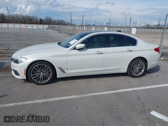 2018 BMW 5 Series 540i with VIN WBAJE5C57JWA96315, listed as a IAAI auction lot 41531960 with 65,085 mi miles and . Bid and sale history available at carsss.com. Image 14.