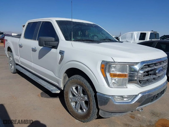2021 Ford F-150 XL with VIN 1FTFW1E86MFC72651, listed as a IAAI auction lot 41840341 with 100,645 mi miles. Bid and sale history available at carsss.com. Image 1.